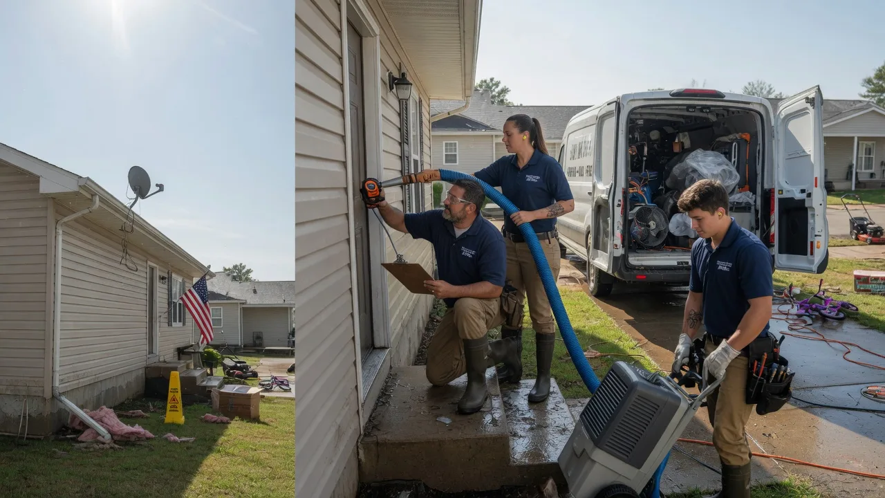 Ceiling Water Damage Restoration in Glasston, ND near me